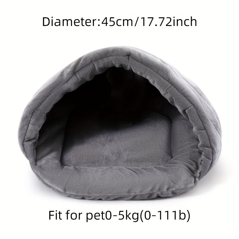 Cozy Pet Bed for Small Dogs & Cats - No Assembly Required Soft Warm Indoor Dog House with Durable Fabric, All-Season Use for Small Breeds, Perfect for Winter & Year-Round Comfort