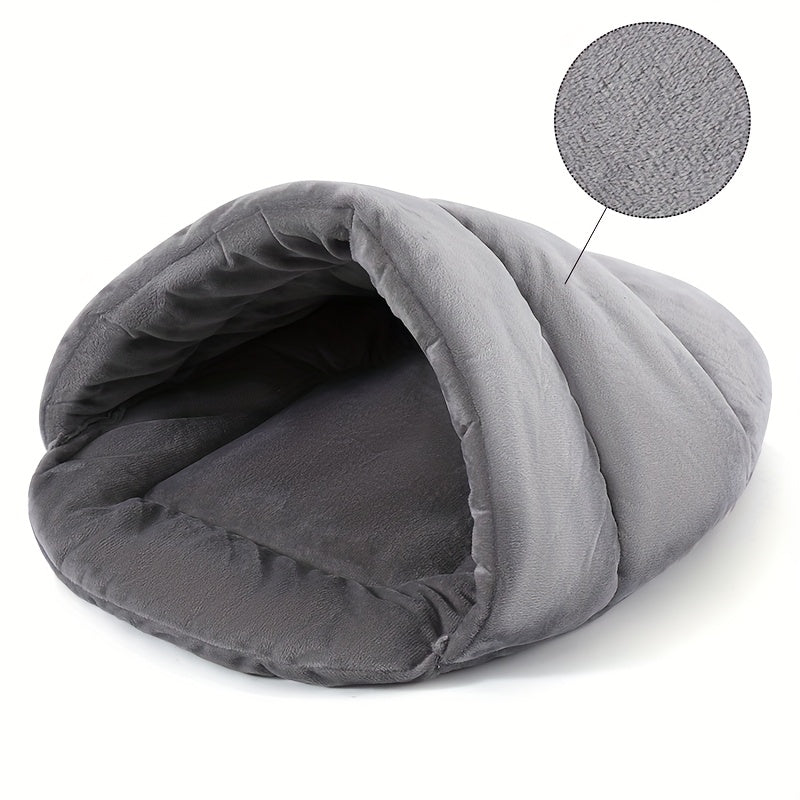 Cozy Pet Bed for Small Dogs & Cats - No Assembly Required Soft Warm Indoor Dog House with Durable Fabric, All-Season Use for Small Breeds, Perfect for Winter & Year-Round Comfort