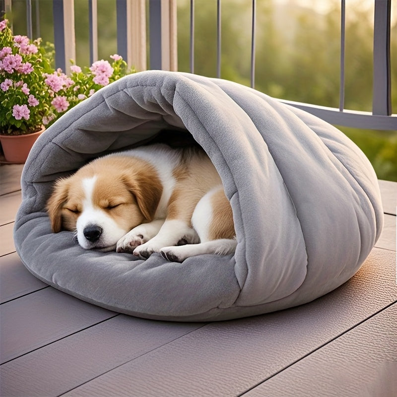 Cozy Pet Bed for Small Dogs & Cats - No Assembly Required Soft Warm Indoor Dog House with Durable Fabric, All-Season Use for Small Breeds, Perfect for Winter & Year-Round Comfort