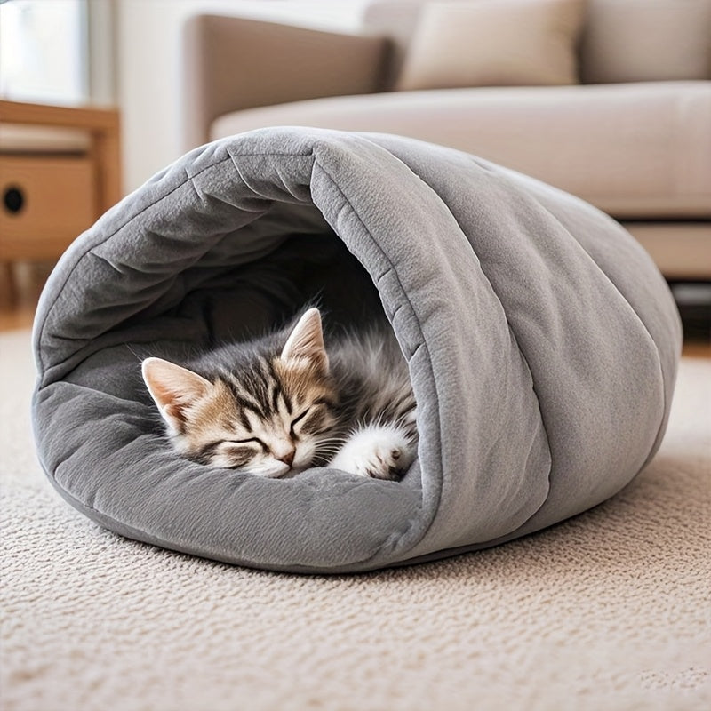 Cozy Pet Bed for Small Dogs & Cats - No Assembly Required Soft Warm Indoor Dog House with Durable Fabric, All-Season Use for Small Breeds, Perfect for Winter & Year-Round Comfort