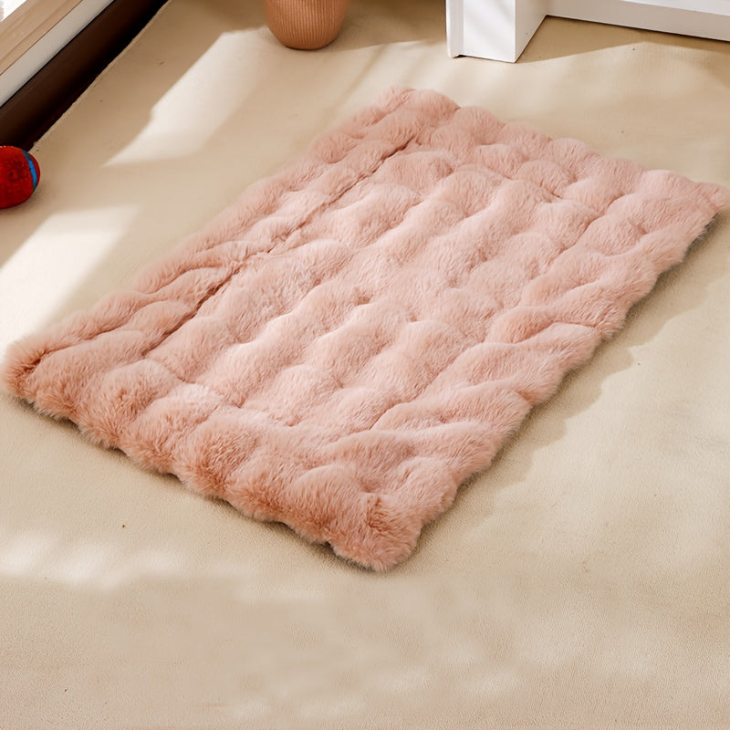 Pet Nest Pad, Universal 360 Soft Plush Imitation Fur For Cats And Dogs, Mini Model, Machine Washable, Non-slip Bottom, Comfortable And Easy To Take Care Of, Sleeping And Rest Pad, Can Be Applied In 5 Usage Scenarios, Placed On Car Seat